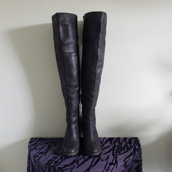 Over the Knee Leather Boots - Picture 3 of 13